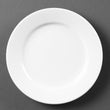 Olympia Whiteware Wide Rimmed Plate - 16.5cm 6.5" (Box 12)