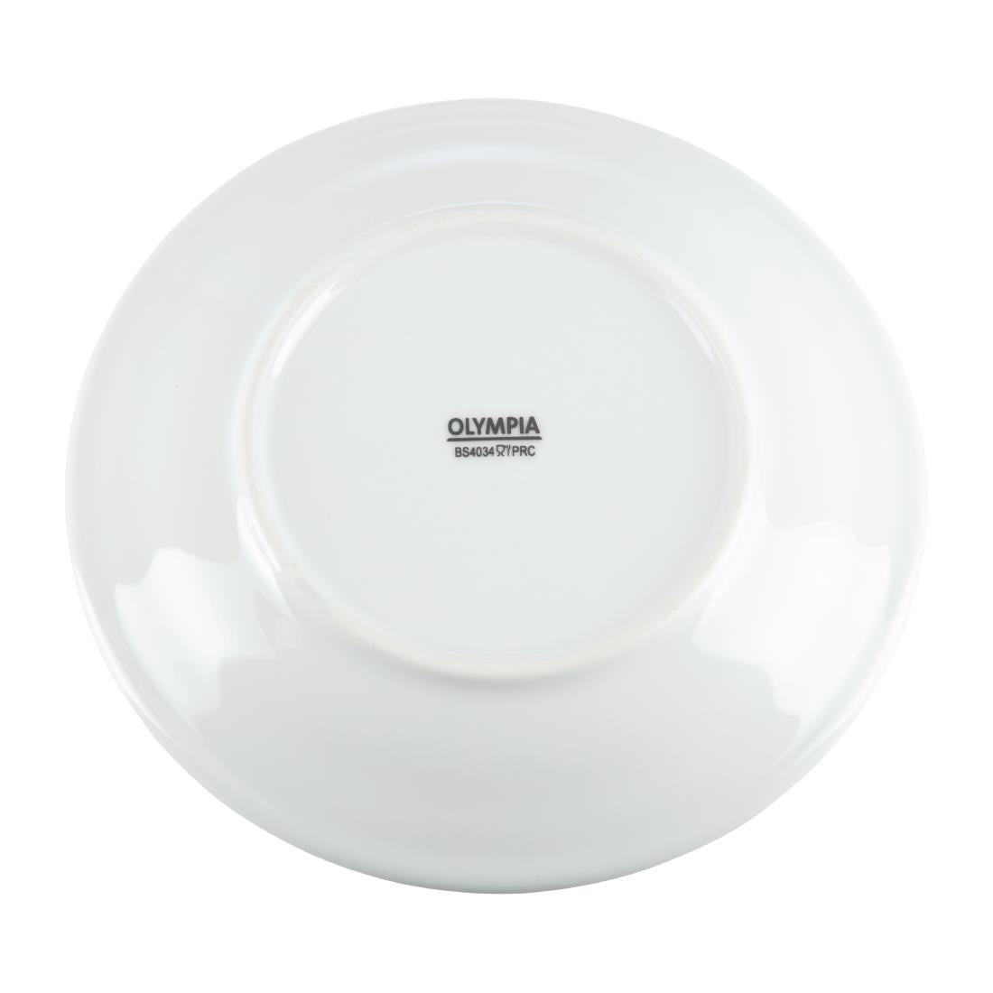 Olympia Whiteware Wide Rimmed Plate - 16.5cm 6.5" (Box 12)