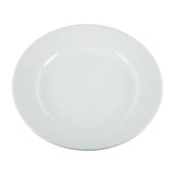 Olympia Whiteware Wide Rimmed Plate - 20cm 8" (Box 12)