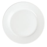 Olympia Whiteware Wide Rimmed Plate - 25cm 10" (Box 12)