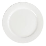 Olympia Whiteware Wide Rimmed Plate - 28cm 11" (Box 6)