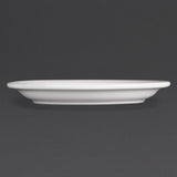 Olympia Whiteware Narrow Rimmed Plate - 15cm 6" (Box 12)