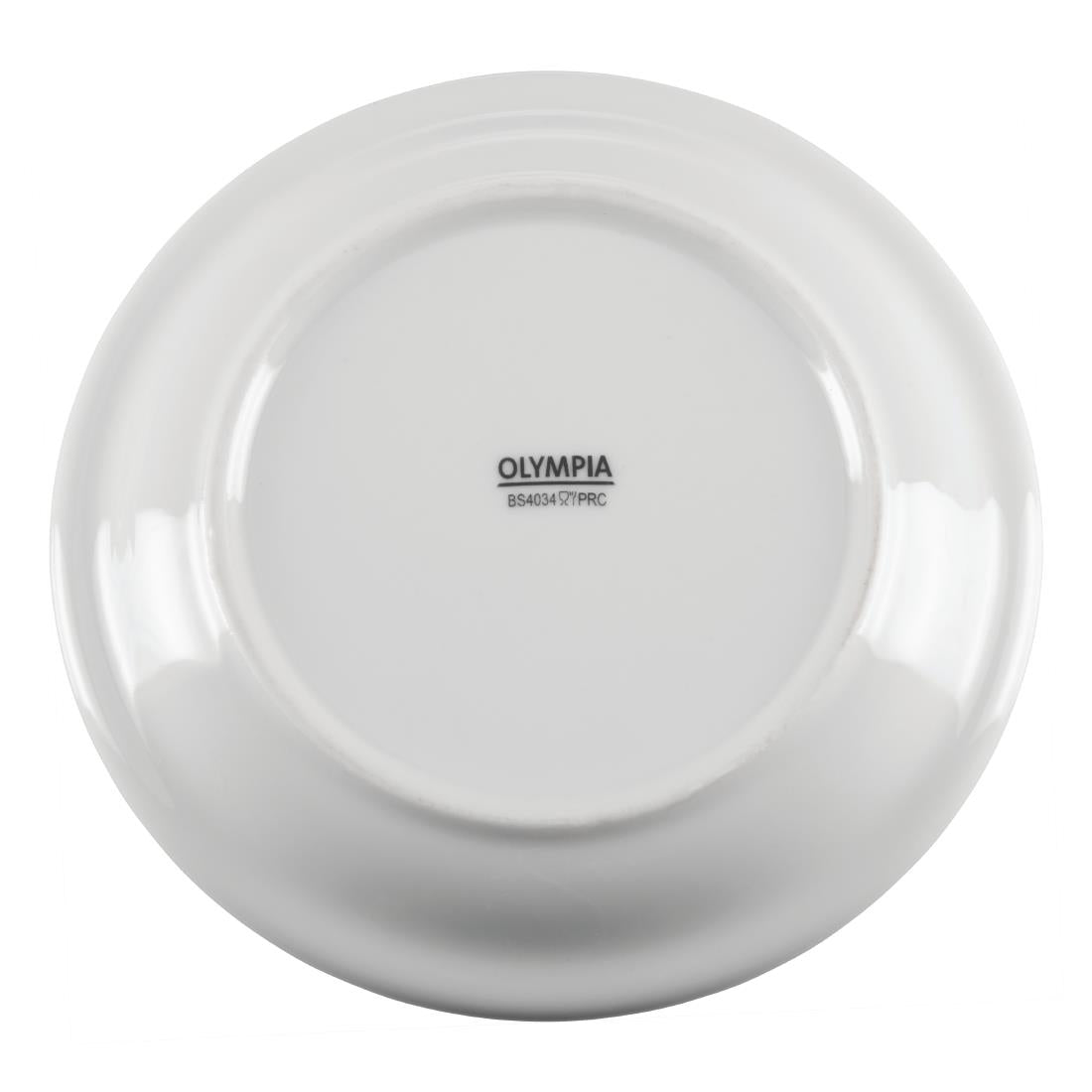 Olympia Whiteware Narrow Rimmed Plate - 15cm 6" (Box 12)