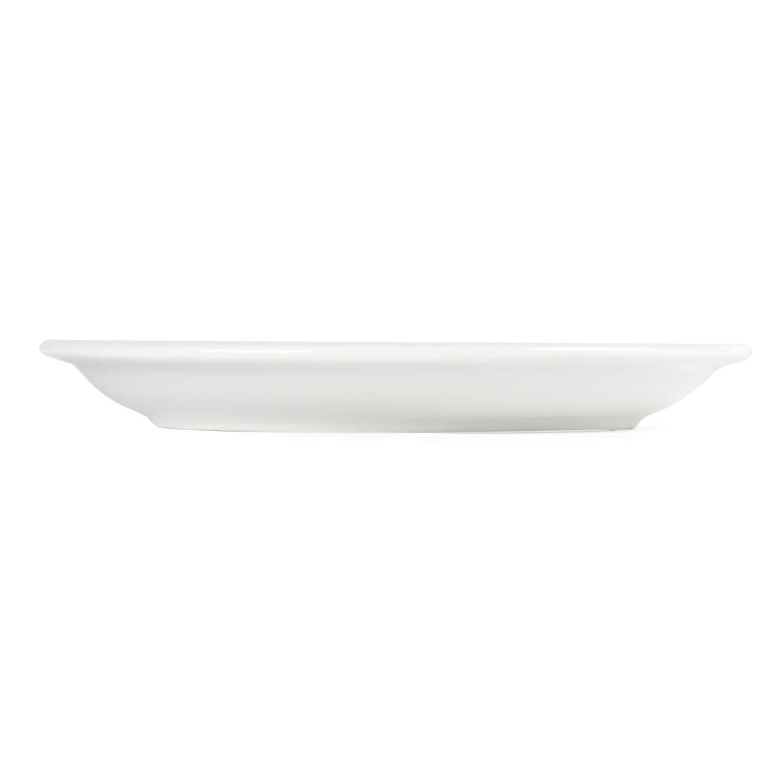 Olympia Whiteware Narrow Rimmed Plate - 18cm 7" (Box 12)