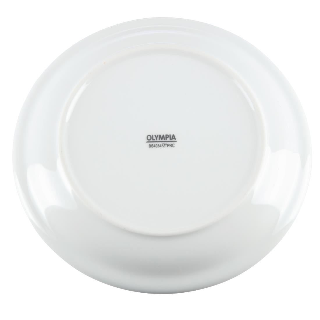 Olympia Whiteware Narrow Rimmed Plate - 18cm 7" (Box 12)