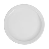 Olympia Whiteware Narrow Rimmed Plate - 25cm 10" (Box 12)