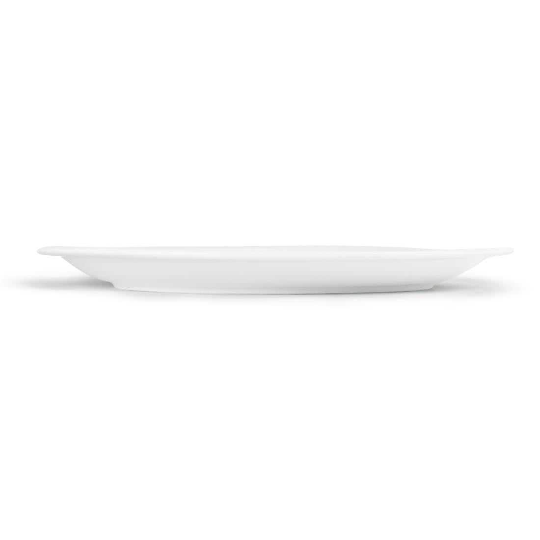 Olympia Whiteware Narrow Rimmed Plate - 28cm 11" (Box 6)