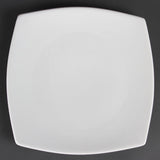 Olympia Whiteware Rounded Square Plate - 27cm 10 3/4" (Box 6)