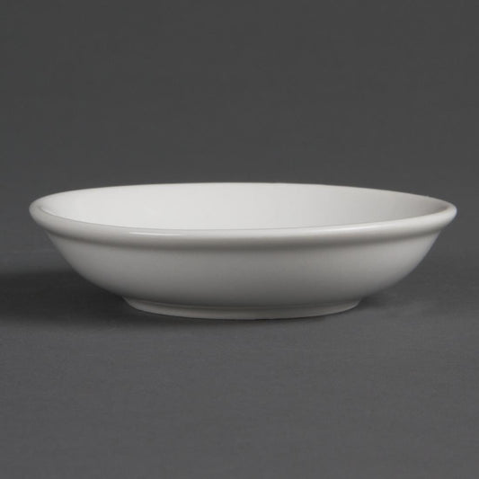 Olympia Whiteware Soy Dish - 10cm 4" (Box 12)