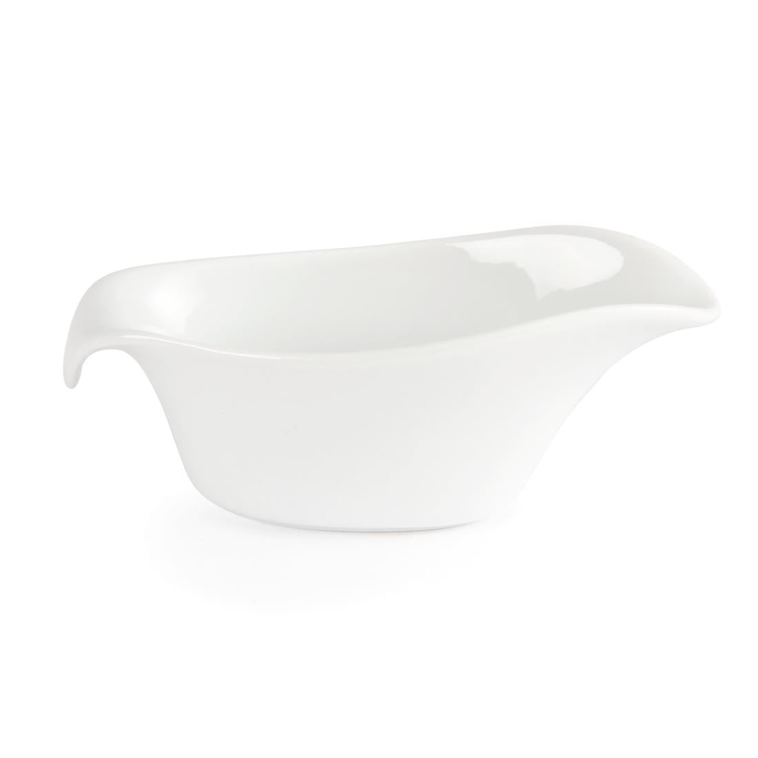 Olympia Whiteware Gravy Boat - 85ml 3oz 140mm (Box 6)