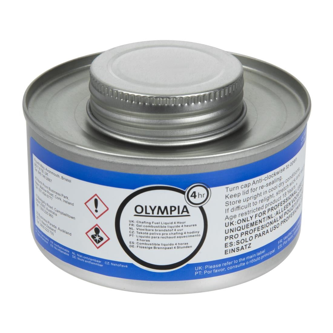 EDLP - Olympia Chafing Liquid Fuel 4 Hour (Pack 12)