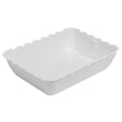 Olympia Kristallon Large Salad Crock White SAN - 4.25Ltr 335x255x85mm