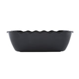 Olympia Kristallon Medium Salad Crock Black SAN - 2Ltr 260x175x85mm