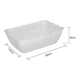 Olympia Kristallon Medium Salad Crock White SAN - 2Ltr 260x175x85mm