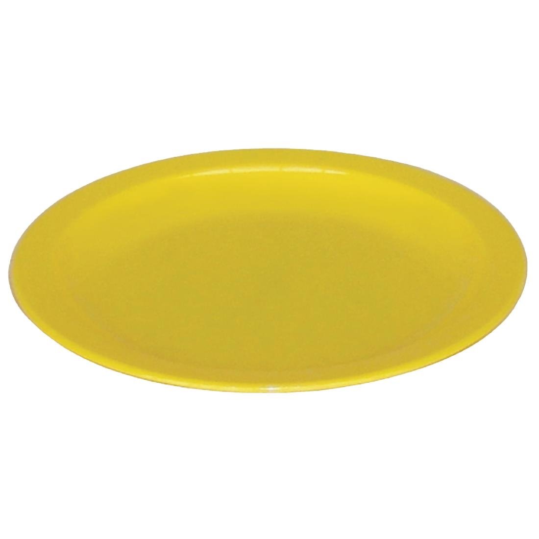 Olympia Kristallon Polycarbonate Plate Yellow - 230mm 9" (Box 12)