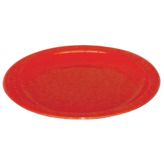 Olympia Kristallon Polycarbonate Plate Red - 230mm 9" (Box 12)