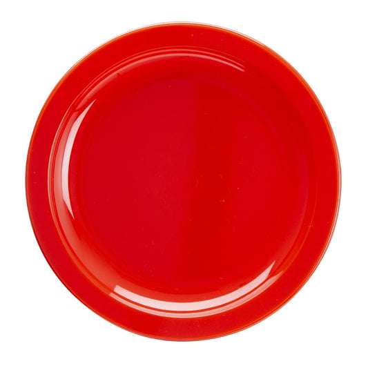 Olympia Kristallon Polycarbonate Plate Red - 172mm 6 3/4" (Box 12)