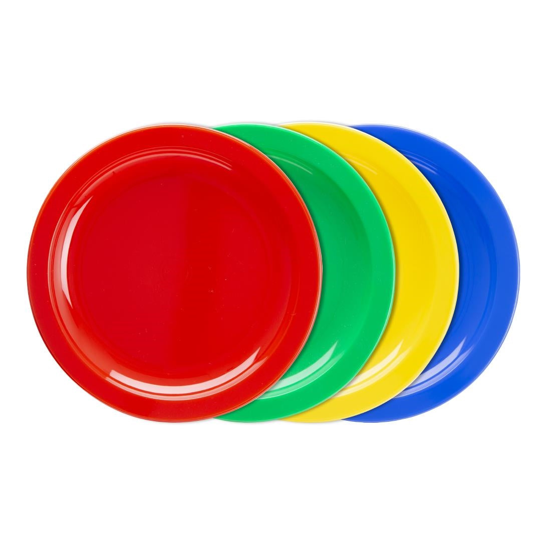 Olympia Kristallon Polycarbonate Plate Red - 172mm 6 3/4" (Box 12)