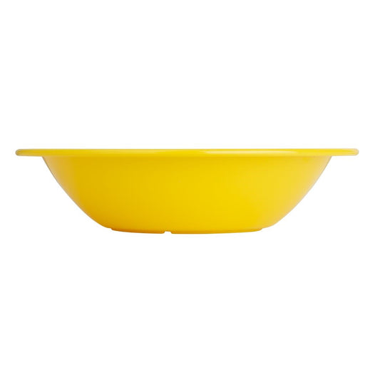 Olympia Kristallon Polycarbonate Bowl Yellow - 400ml 14oz 6 3/4" (Box 12)