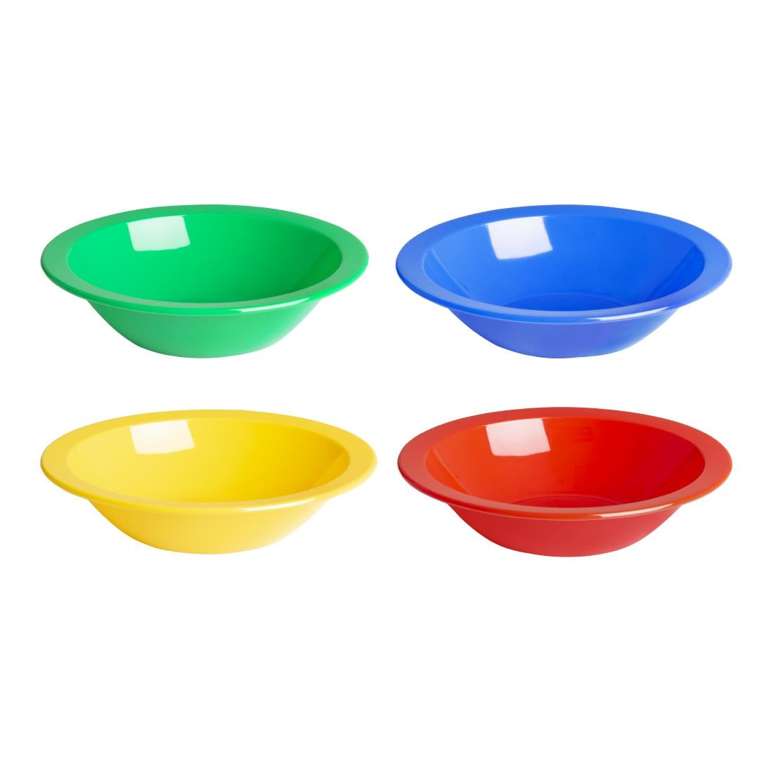 Olympia Kristallon Polycarbonate Bowl Yellow - 400ml 14oz 6 3/4" (Box 12)