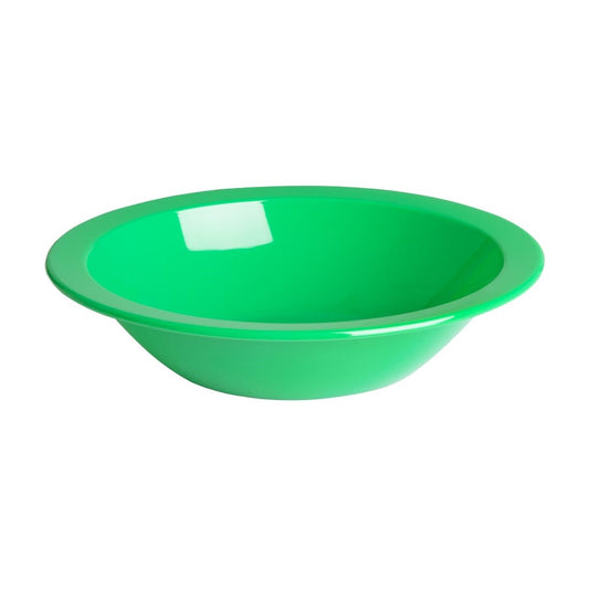 Olympia Kristallon Polycarbonate Bowl Green - 400ml 14oz 6 3/4" (Box 12)