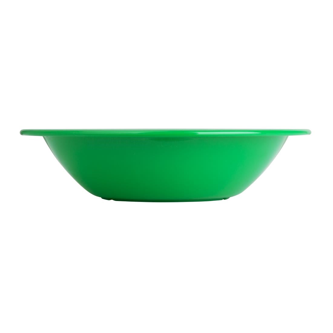 Olympia Kristallon Polycarbonate Bowl Green - 400ml 14oz 6 3/4" (Box 12)