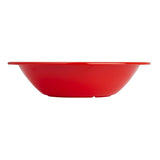 Olympia Kristallon Polycarbonate Bowl Red - 400ml 14oz 6 3/4" (Box 12)