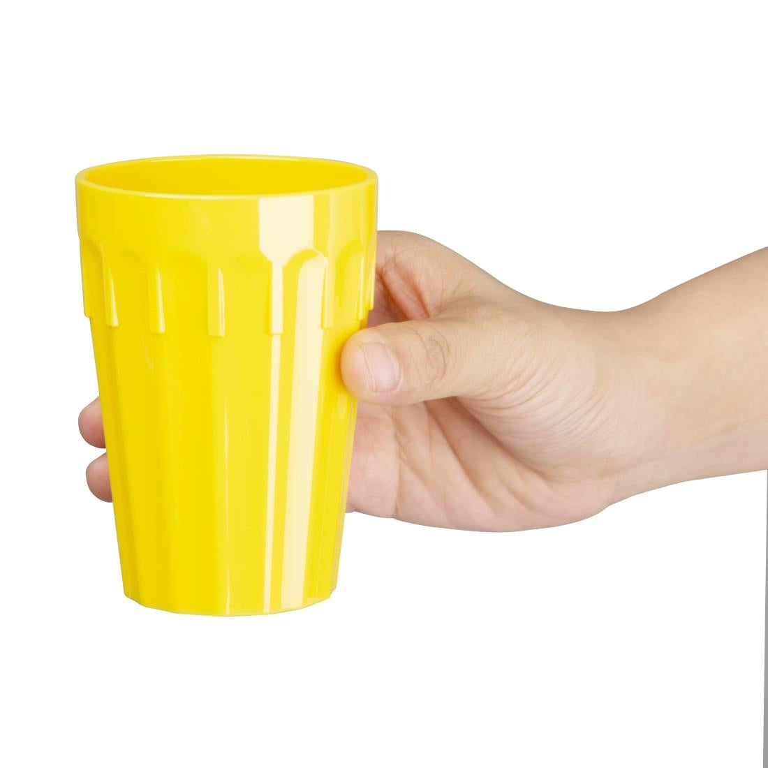 Olympia Kristallon Polycarbonate Tumbler Yellow - 260ml 9oz (Box 12)