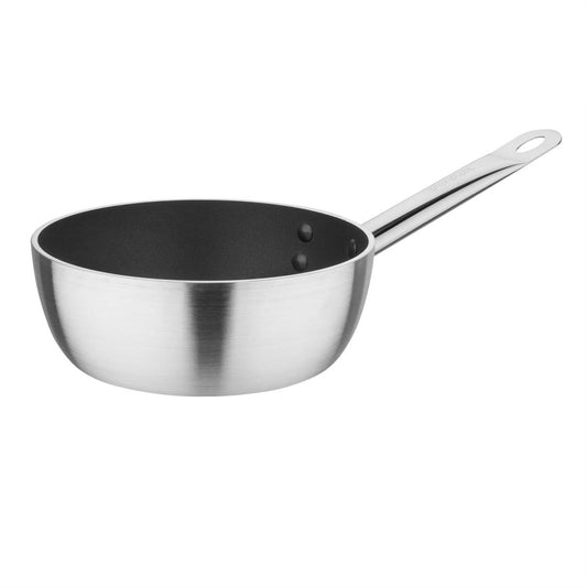 Vogue Non-Stick Induction Saute Pan Teflon Platinum Plus - 200mm 8"