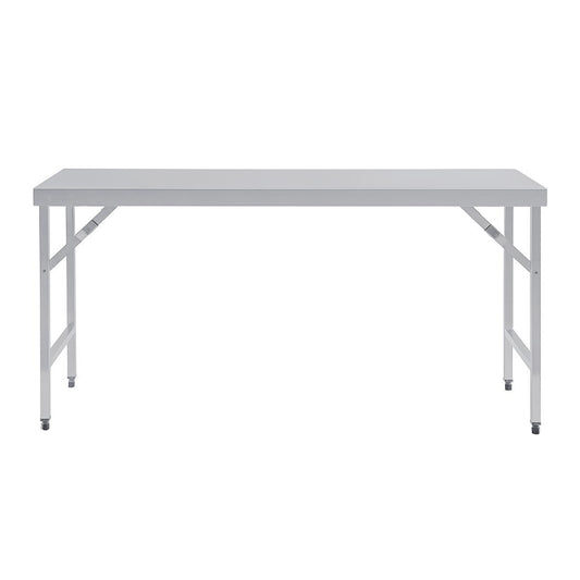 Vogue Folding Table St/St - 1800x600x900mm 70 3/4 x23 1/2 x35 1/2"