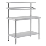 Vogue Prep Station St/St - 1200x600x1500mm 47 1/4 x23 1/2 x59"