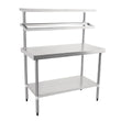 Vogue Prep Station St/St - 1200x600x1500mm 47 1/4 x23 1/2 x59"