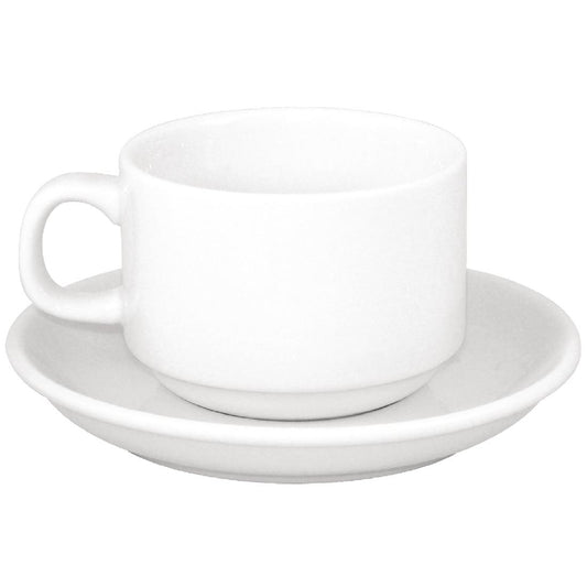 Sale Offer : Athena Hotelware Stacking Cup CC200 & Saucer CC202 (Box 24) Combo