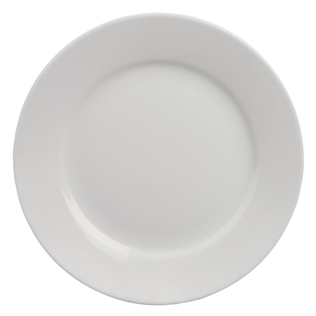 EDLP - Olympia Athena Wide Rimmed Plate - 228mm 9" (Box 12)