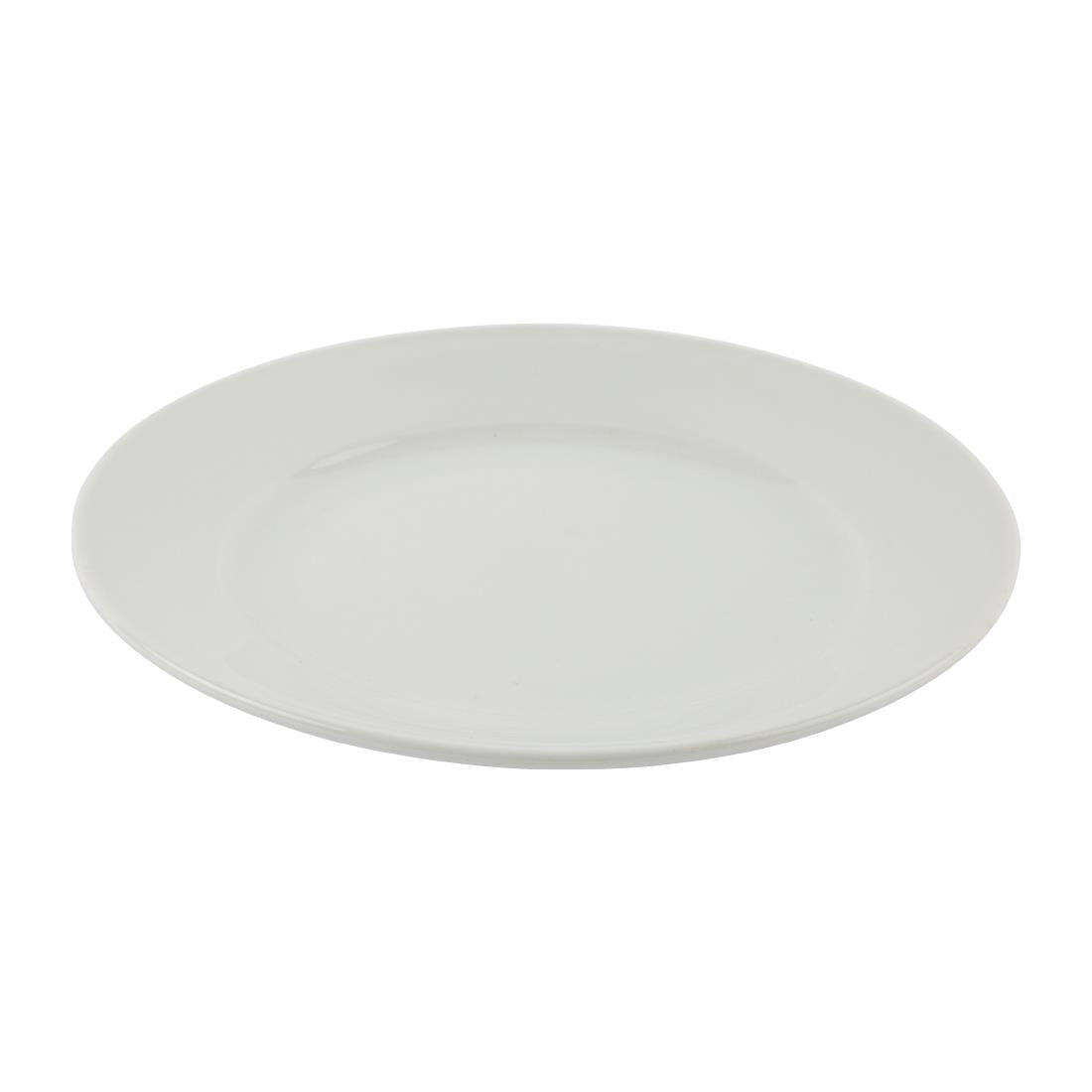 EDLP - Olympia Athena Wide Rimmed Plate - 228mm 9" (Box 12)