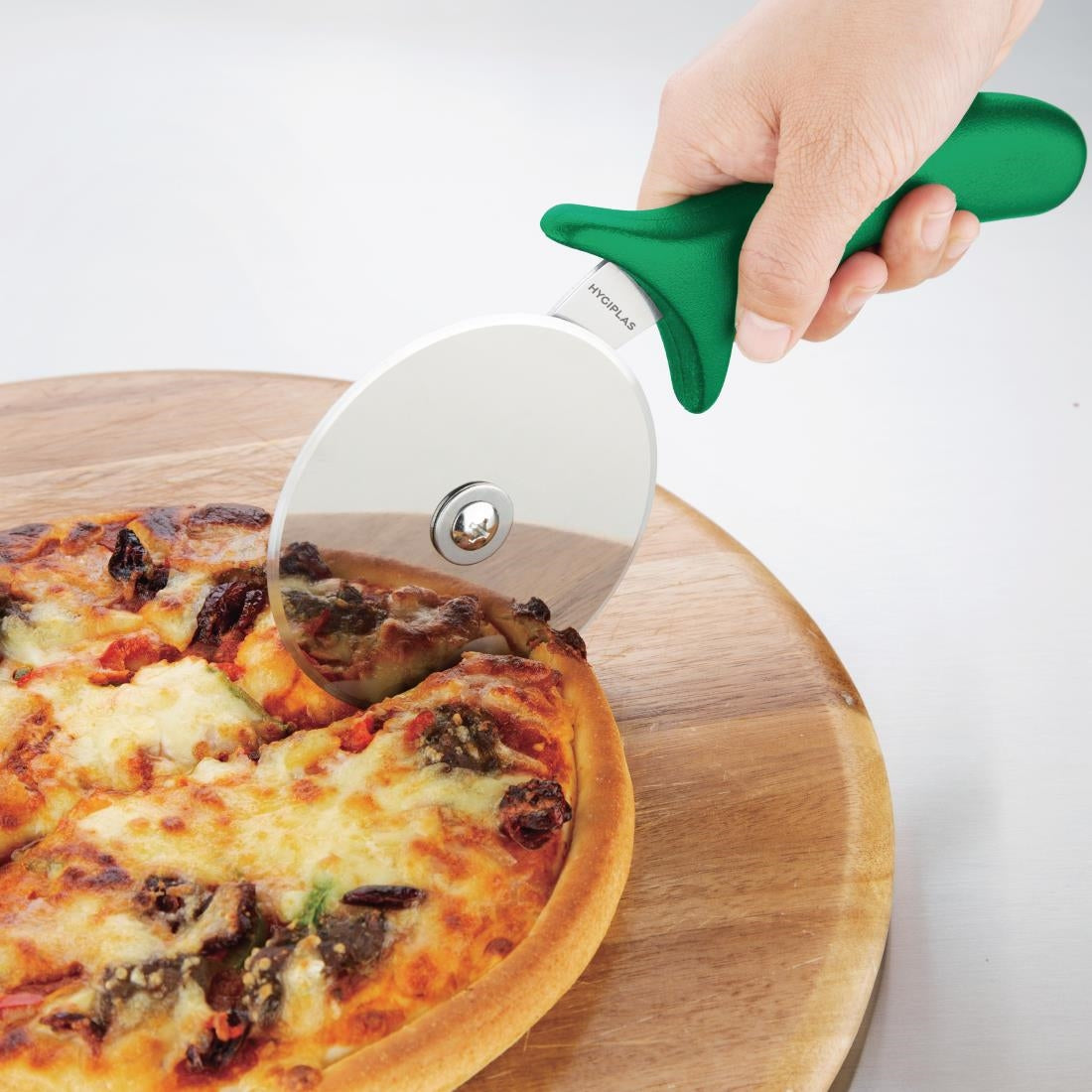 Hygiplas Pizza Wheel Green - 102mm 4"