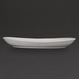 Olympia Whiteware French Deep Oval Plate White - 304mm 12" (Box 4)