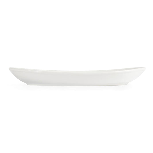 Olympia Whiteware French Deep Oval Plate White - 304mm 12" (Box 4)