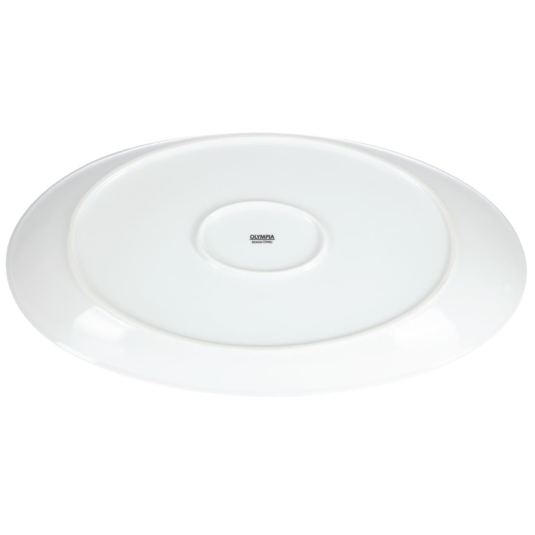 Olympia Whiteware French Deep Oval Plate White - 500mm 19 1/2" (Box 1)