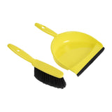 Jantex Soft Dustpan & Brush Set -Yellow