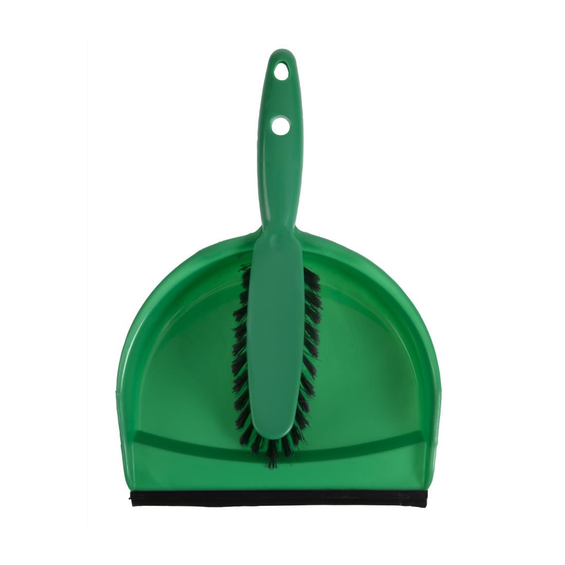 Jantex Soft Dustpan & Brush Set - Green