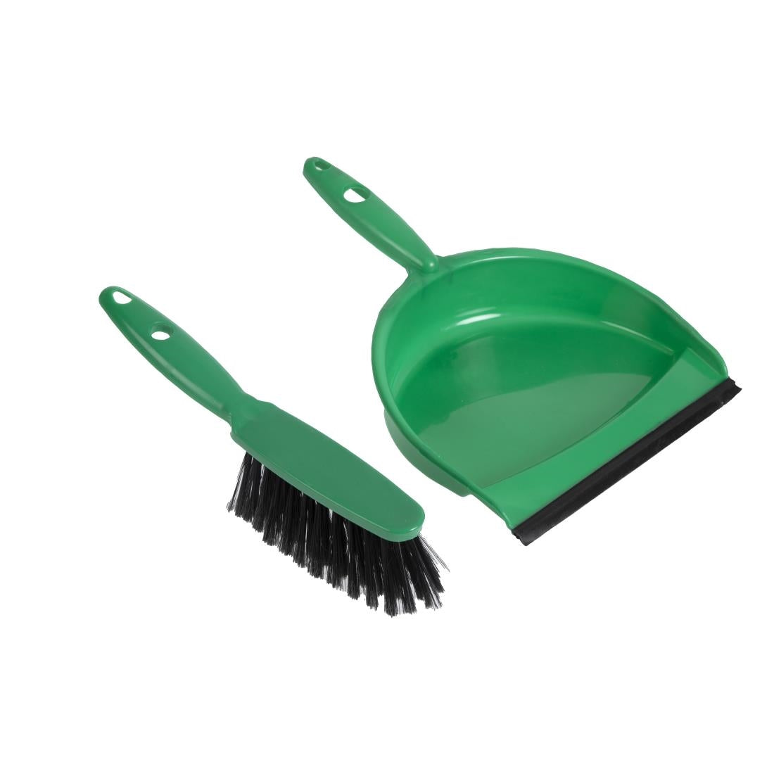 Jantex Soft Dustpan & Brush Set - Green