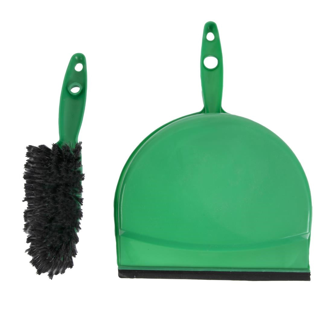 Jantex Soft Dustpan & Brush Set - Green