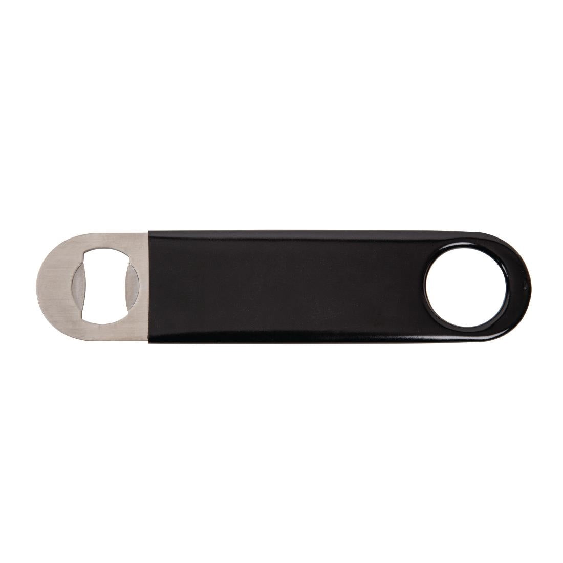 Bottle Opener Black PVC Grip