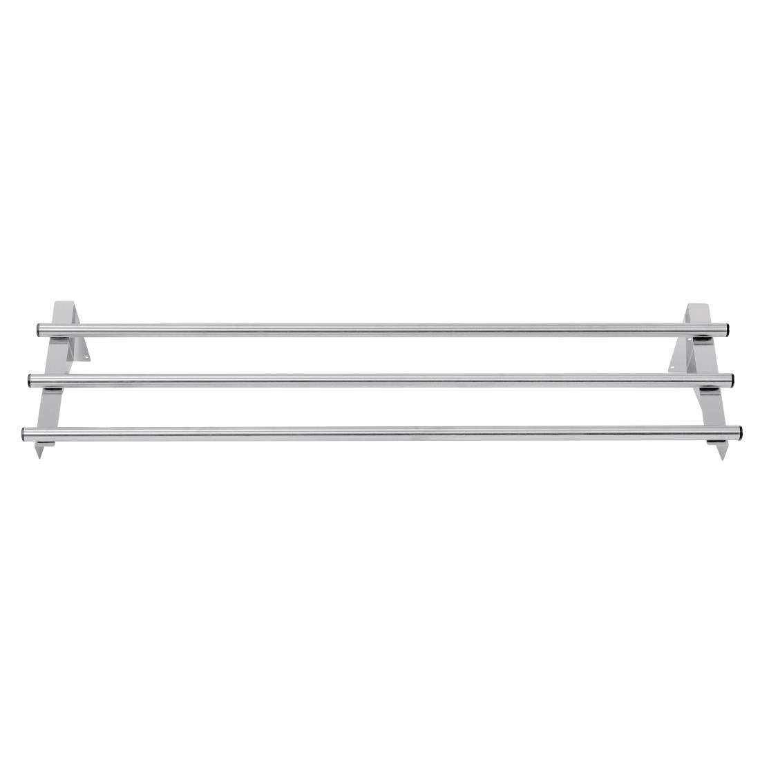 Vogue Tubular Wall Shelf St/St - 1200x300mm 47x12"