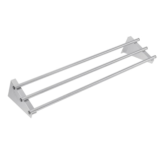 Vogue Tubular Wall Shelf St/St - 1200x300mm 47x12"