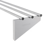 Vogue Tubular Wall Shelf St/St - 1200x300mm 47x12"