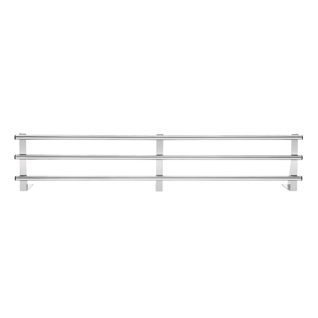 Vogue Tubular Wall Shelf St/St - 1500x300mm 59x12"