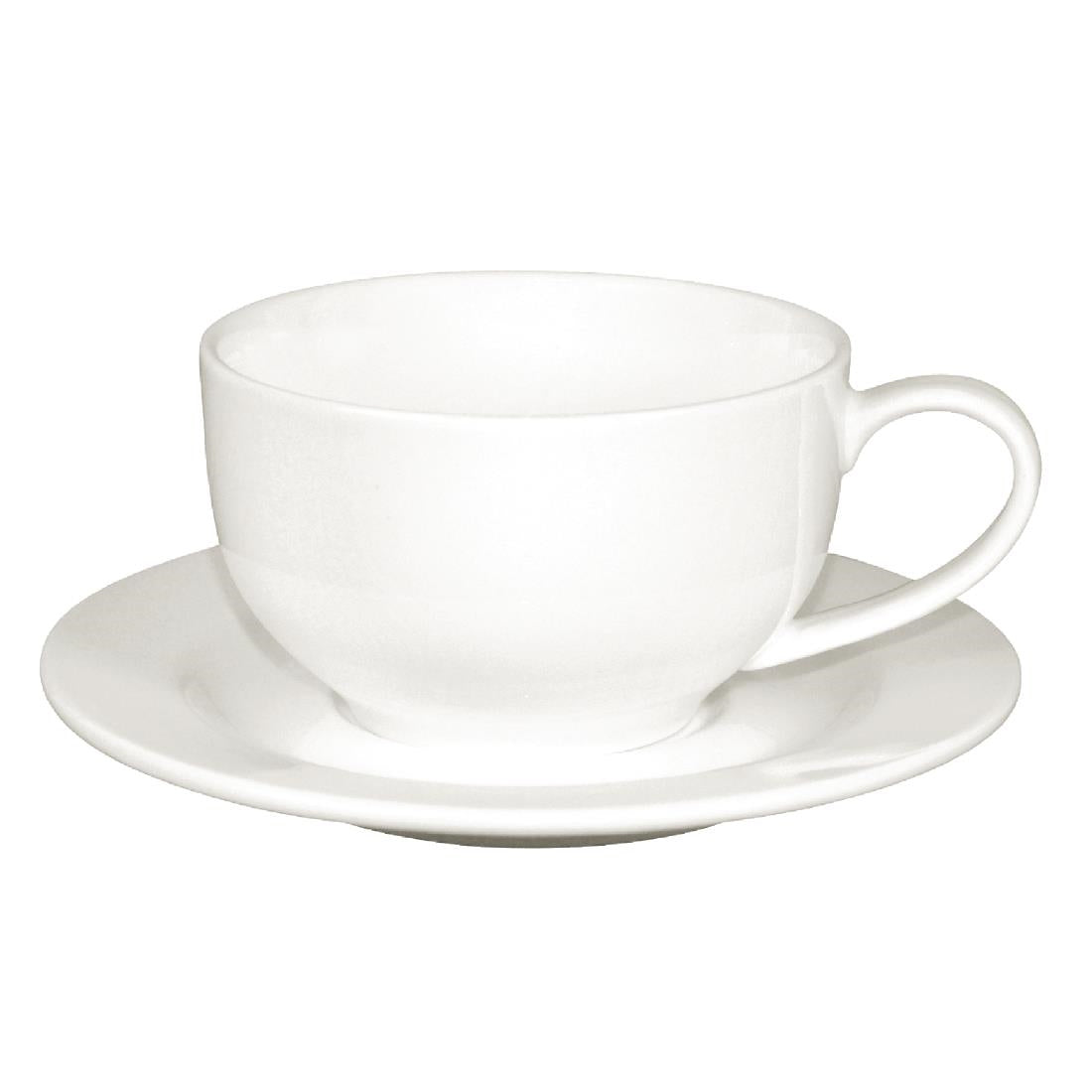 Olympia Lumina Round Saucer - 143mm for 8oz cup (Box 6)