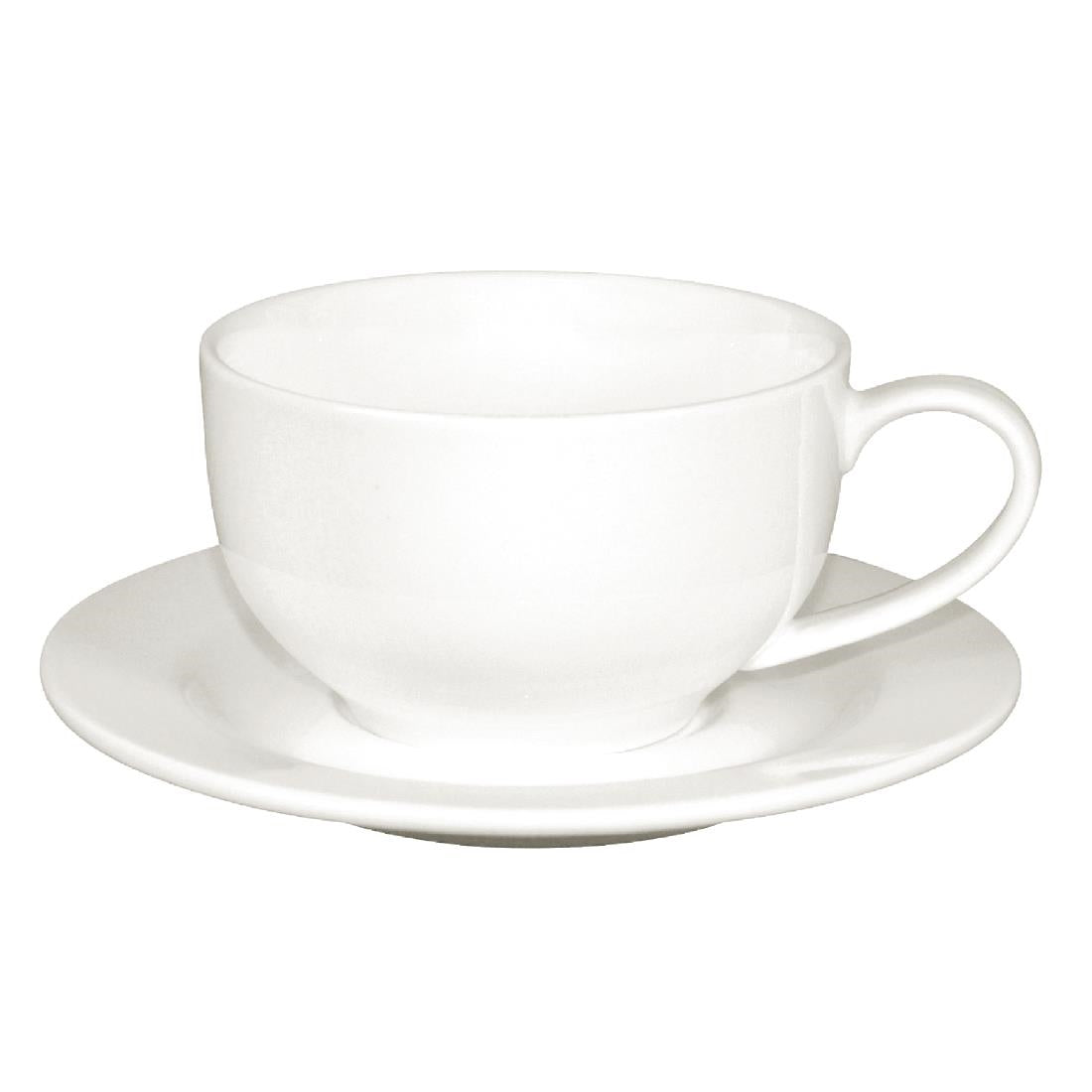 Olympia Lumina Round Saucer - 156mm for 12oz cup (Box 6)